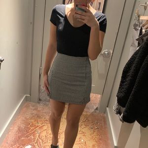 Gingham Print Mini Skirt PacSun only worn once